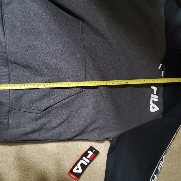 Mens Fila Authentic Training Pullover Hoodie - Picture 7 of 7